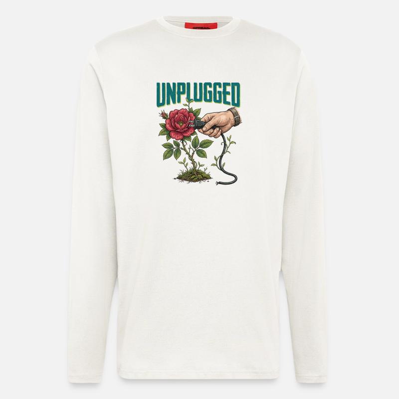 Unplugged - Longsleeve - made by SPREAD  - OFF WHITE