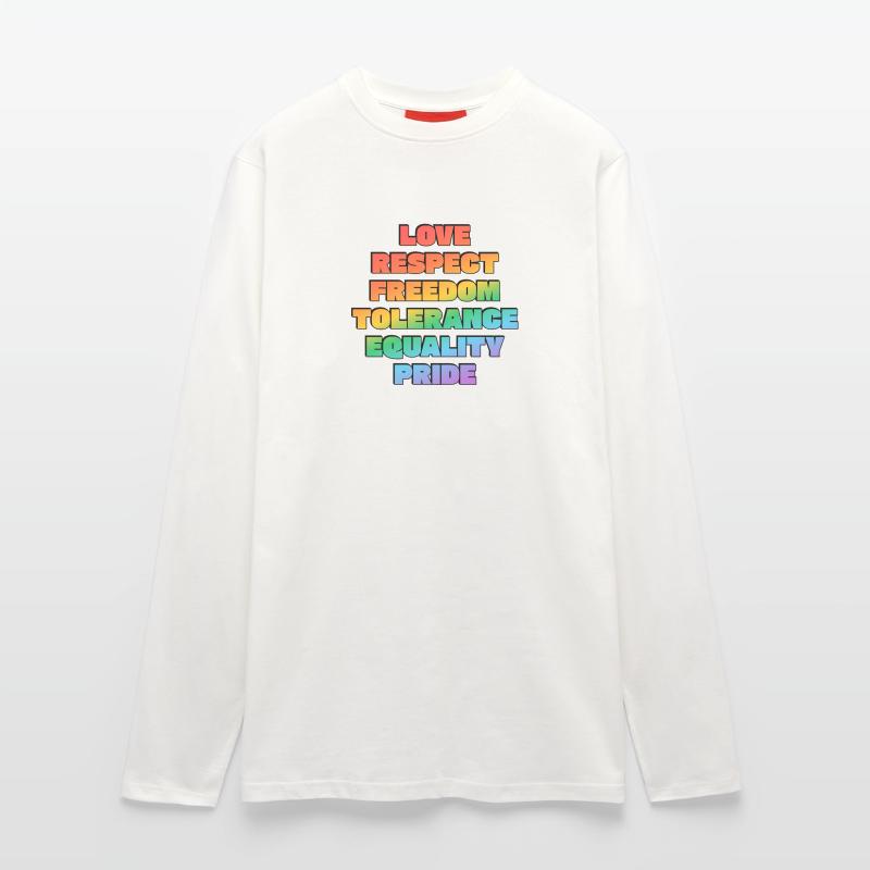 Rainbow Pride Values Longsleeve - made by SPREAD 