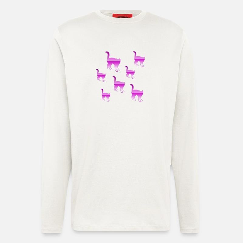 feline - Longsleeve - made by SPREAD - OFF WHITE