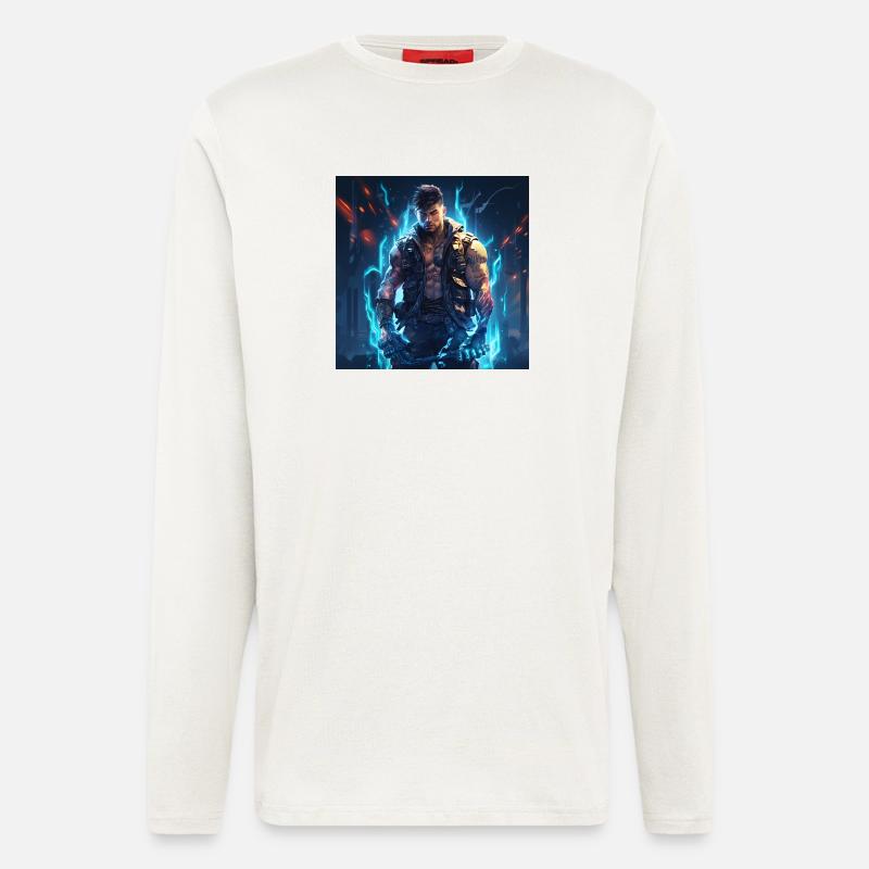Nebula Ranger Neon Krieger - Langarmshirt - made by SPREAD  - OFF WHITE