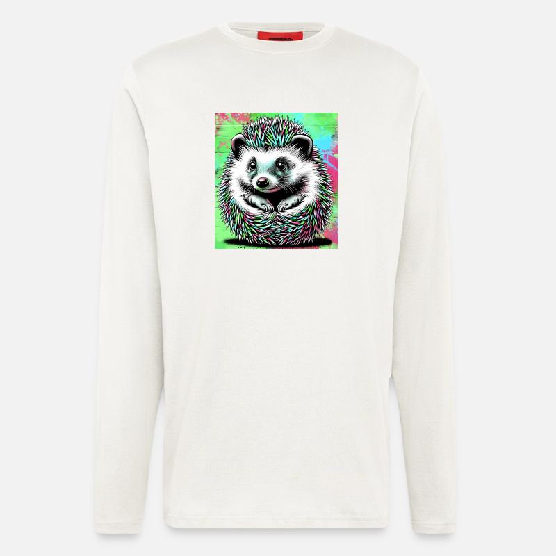 hedgehog - Longsleeve - made by SPREAD - OFF WHITE