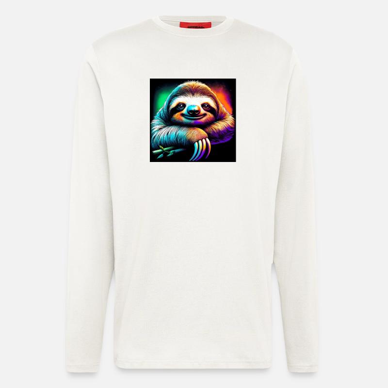 Faultier - Langarmshirt - made by SPREAD - OFF WHITE