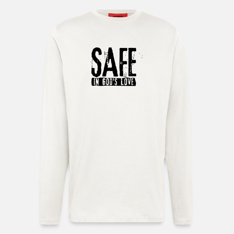 sûr - Manches longues bio décontracté fabriqué en UE - OFF WHITE