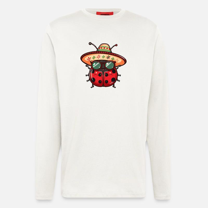 Ladybug Sombrero - Longsleeve - made by SPREAD - OFF WHITE