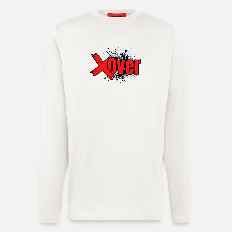 Xover Fusion Red - Langarmshirt - made by SPREAD - OFF WHITE