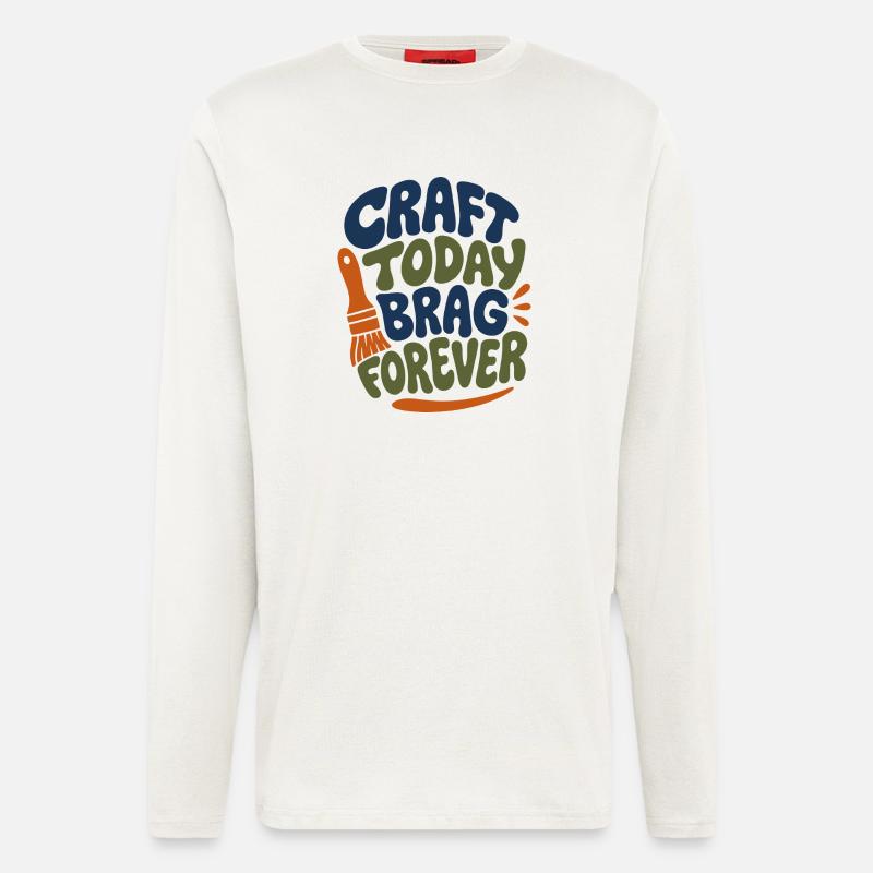 Craft Today Brag Forever - Langarmshirt - made by SPREAD  - OFF WHITE