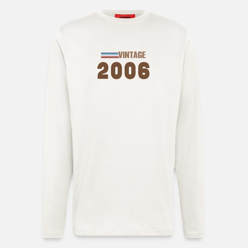20 Years 2006 Handwritten Script T-Shirt - Longsleeve - made by SPREAD  - OFF WHITE