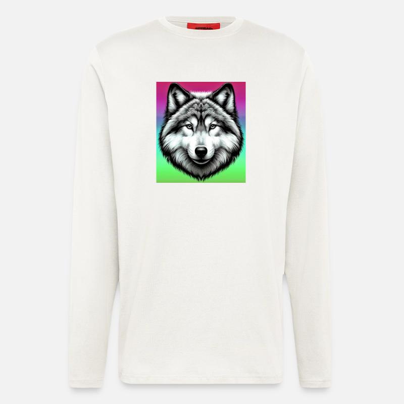 Wolf - Longsleeve - made by SPREAD - OFF WHITE