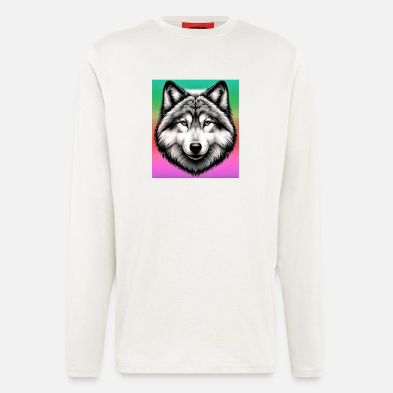 Wolf - Longsleeve - made by SPREAD - OFF WHITE