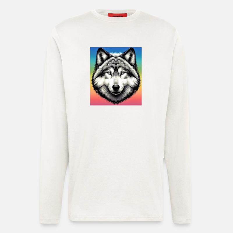 Wolf - Longsleeve - made by SPREAD - OFF WHITE