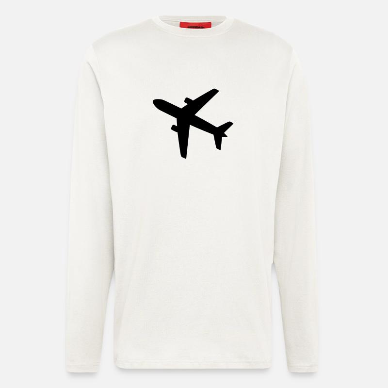airplane - Longsleeve - made by SPREAD  - OFF WHITE