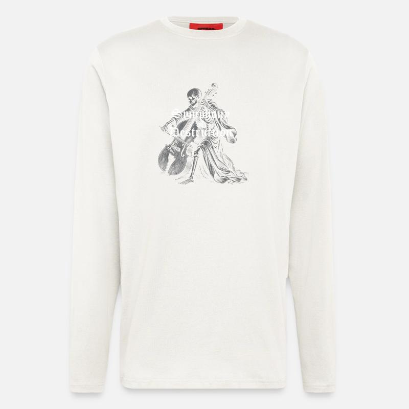 Symphonie der Zerstörung - Langarmshirt - made by SPREAD  - OFF WHITE