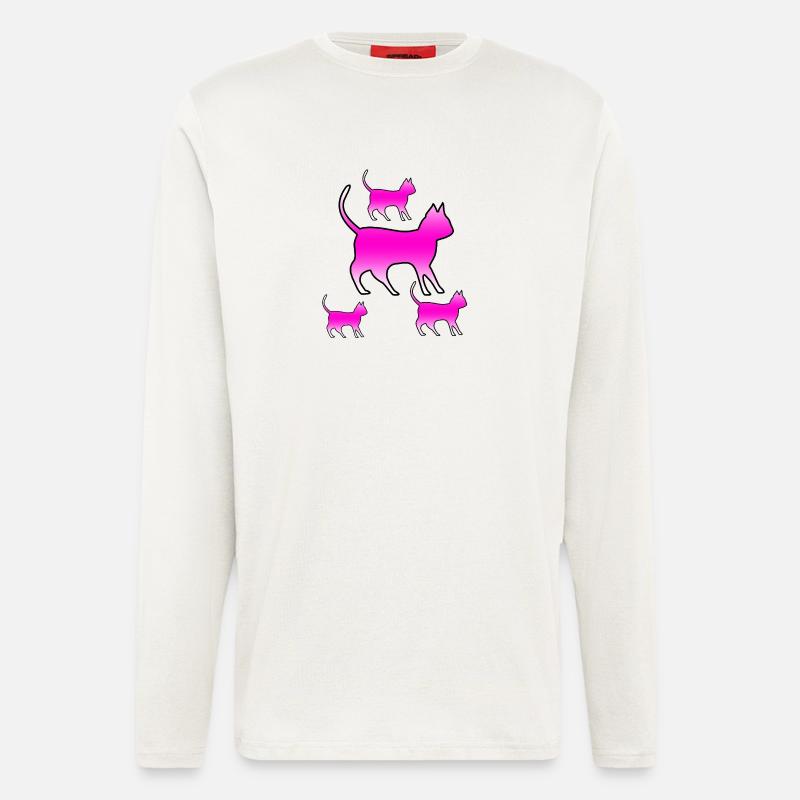 feline - Longsleeve - made by SPREAD  - OFF WHITE