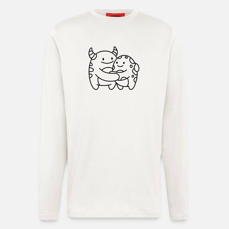 Monster - Langarmshirt - made by SPREAD  - OFF WHITE