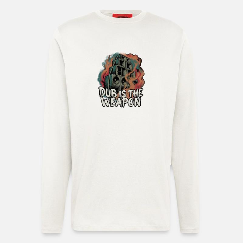 Dub Reggae Soundsystem - Langarmshirt - made by SPREAD  - OFF WHITE