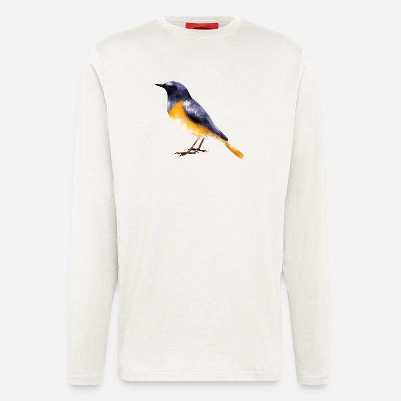 Redstart - Manches longues bio décontracté fabriqué en UE - OFF WHITE