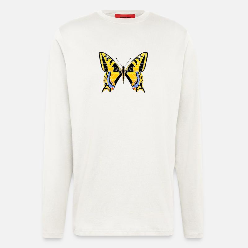 Schwalbenschwanz - Langarmshirt - made by SPREAD  - OFF WHITE