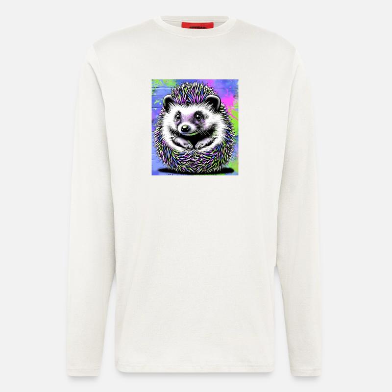 Igel - Langarmshirt - made by SPREAD - OFF WHITE