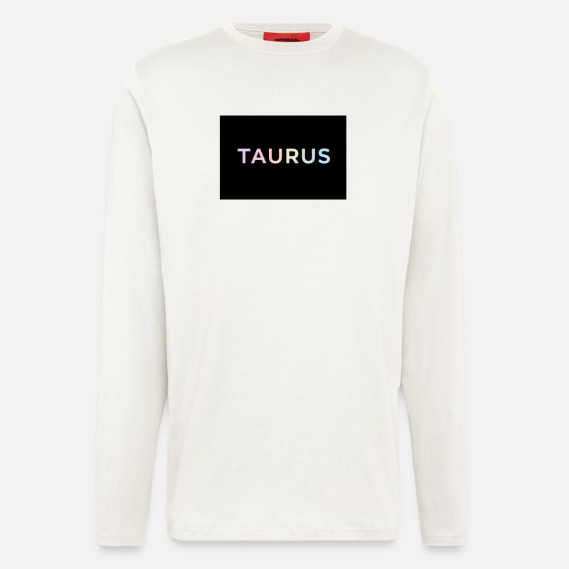 Taurus Gradient Typography - Longsleeve - made by SPREAD - OFF WHITE
