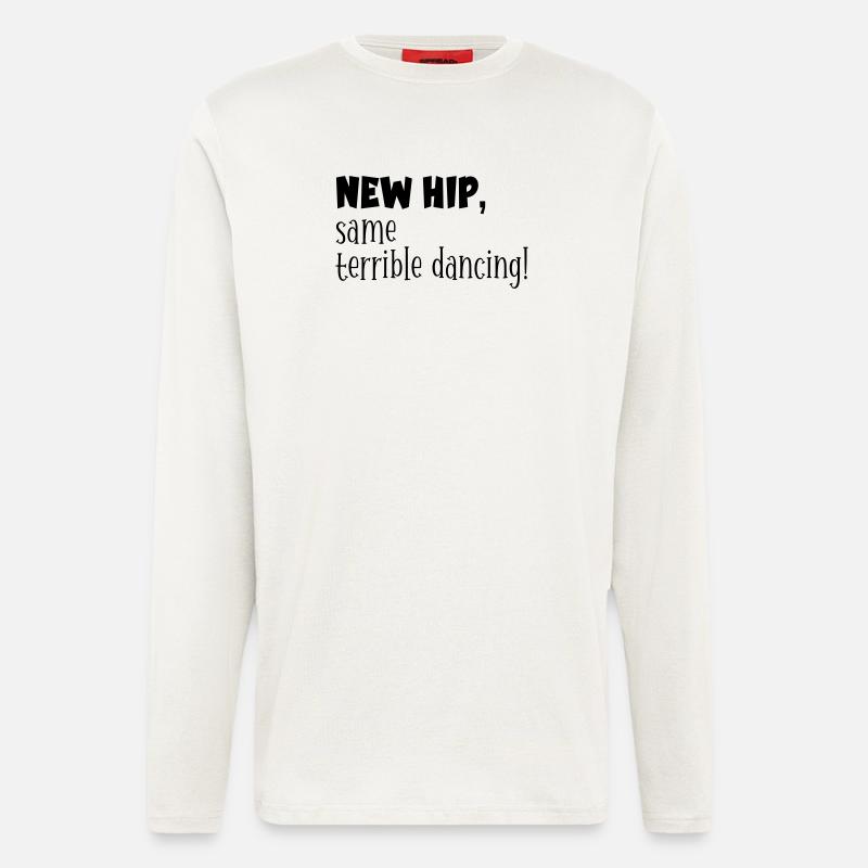 Hips - Funny Dancing - Longsleeve - made by SPREAD  - OFF WHITE