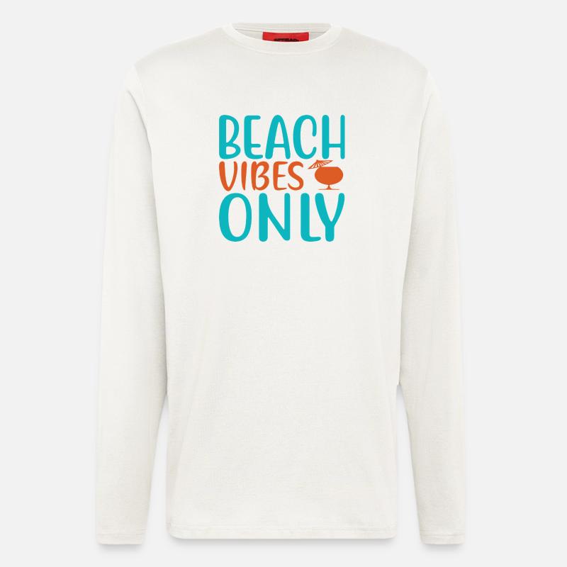 Beach vibes only - Longsleeve - made by SPREAD  - OFF WHITE