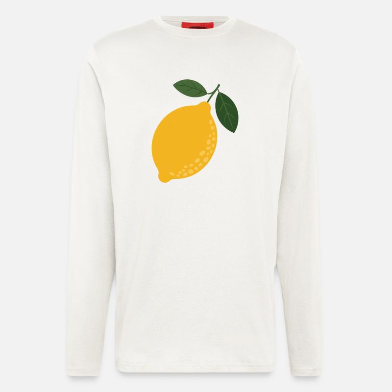 Zesty Lemon Bloom - Longsleeve - made by SPREAD - OFF WHITE