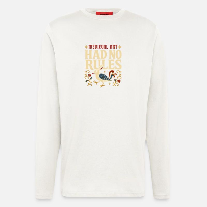 Medieval Marginalia. Strange - Longsleeve - made by SPREAD  - OFF WHITE