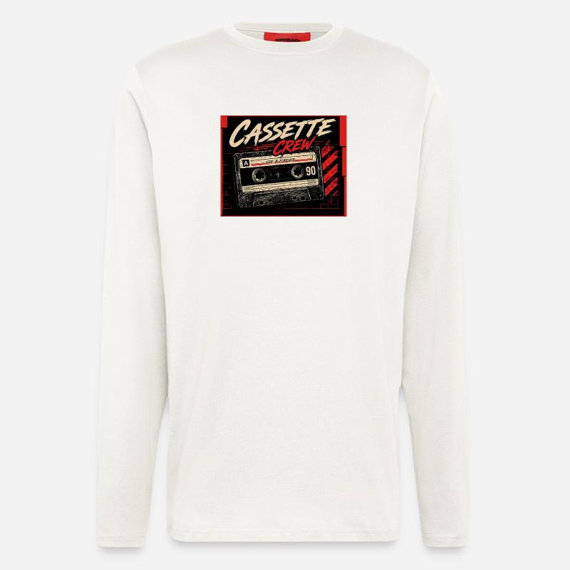 Cassette_Crew_ _Side_B_Vorever - Longsleeve - made by SPREAD  - OFF WHITE
