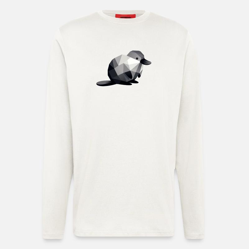 Schnabeltier - Langarmshirt - made by SPREAD  - OFF WHITE