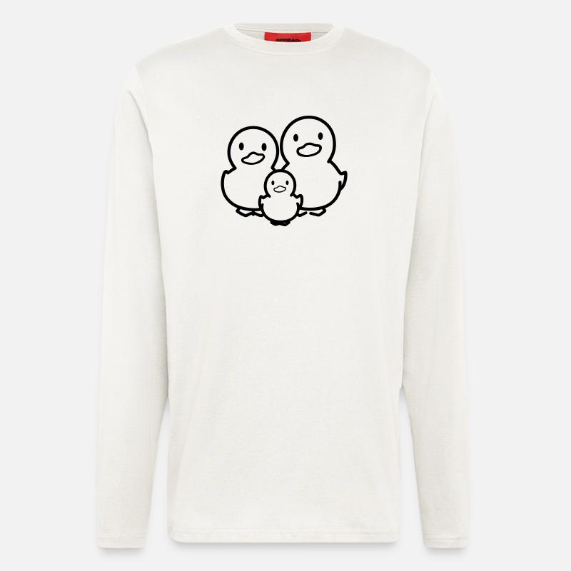 Duck Family - Longsleeve - made by SPREAD - OFF WHITE