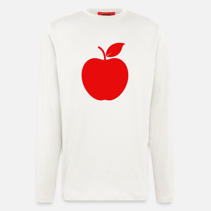 Apfel - Langarmshirt - made by SPREAD - OFF WHITE