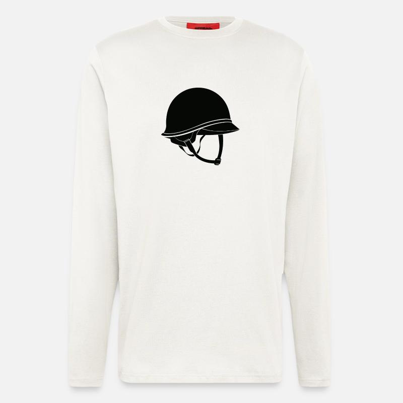 Army Helmet - Longsleeve - made by SPREAD  - OFF WHITE