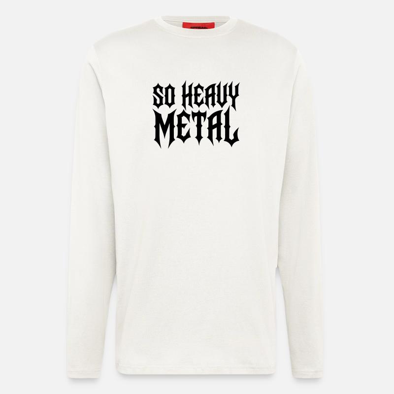 Schwermetall - Langarmshirt - made by SPREAD  - OFF WHITE