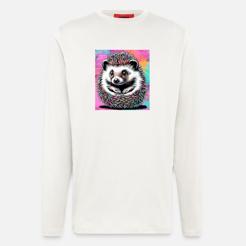 Igel - Langarmshirt - made by SPREAD - OFF WHITE