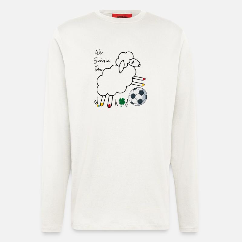 Wir Schafen das - Langarmshirt - made by SPREAD  - OFF WHITE