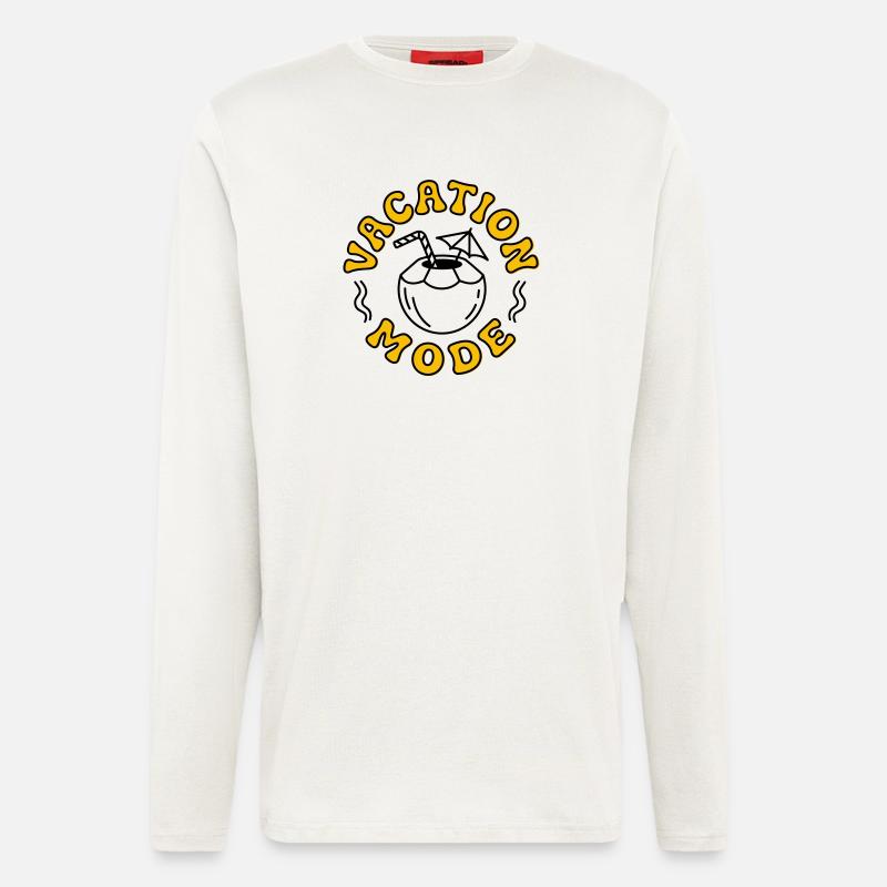 Vacation Mode - Longsleeve - made by SPREAD  - OFF WHITE