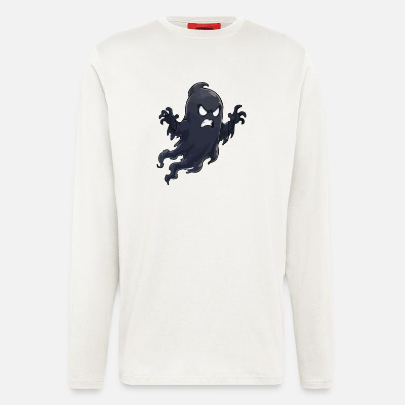 Angry Shadow Ghost - Longsleeve - made by SPREAD  - OFF WHITE