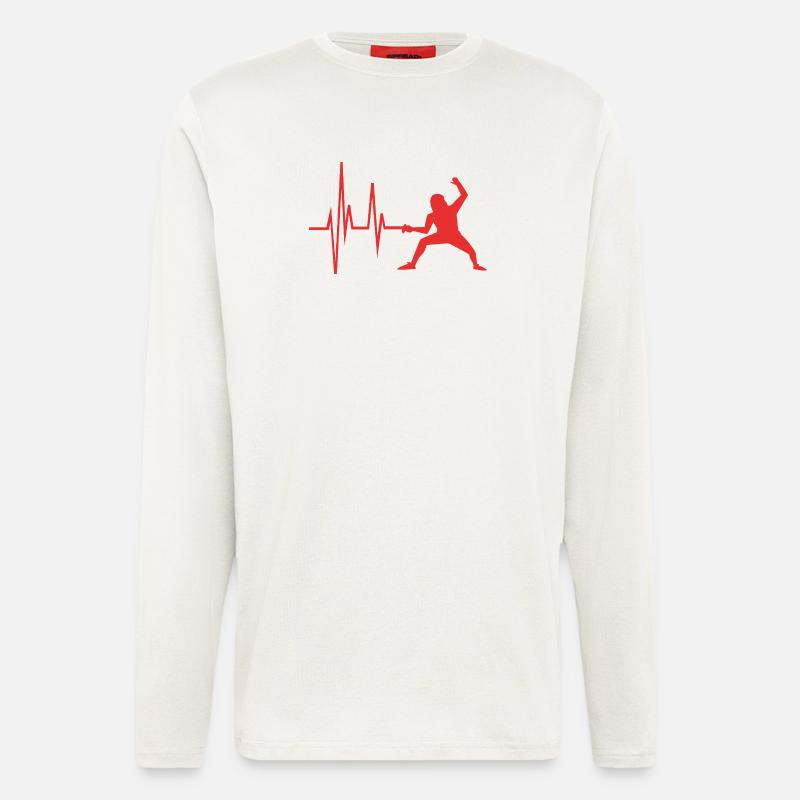 Fechten - Langarmshirt - made by SPREAD  - OFF WHITE