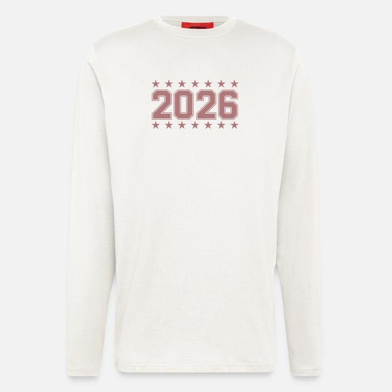 Year 2026 Retro Badge - Longsleeve - made by SPREAD  - OFF WHITE