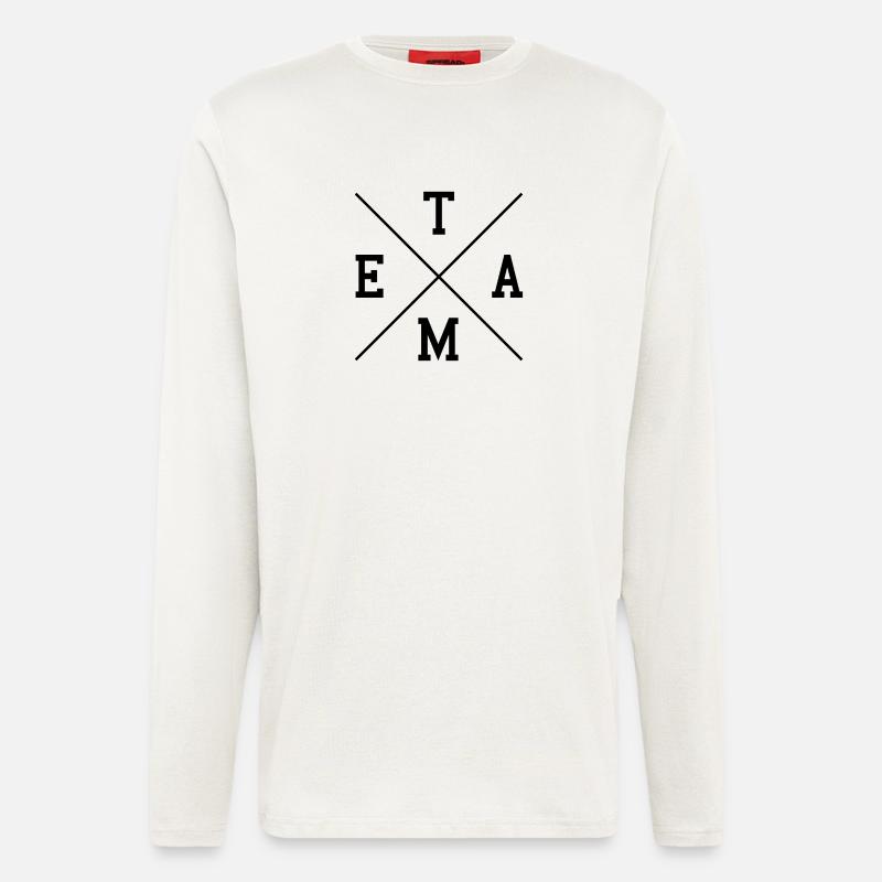 Team - Langarmshirt - made by SPREAD - OFF WHITE