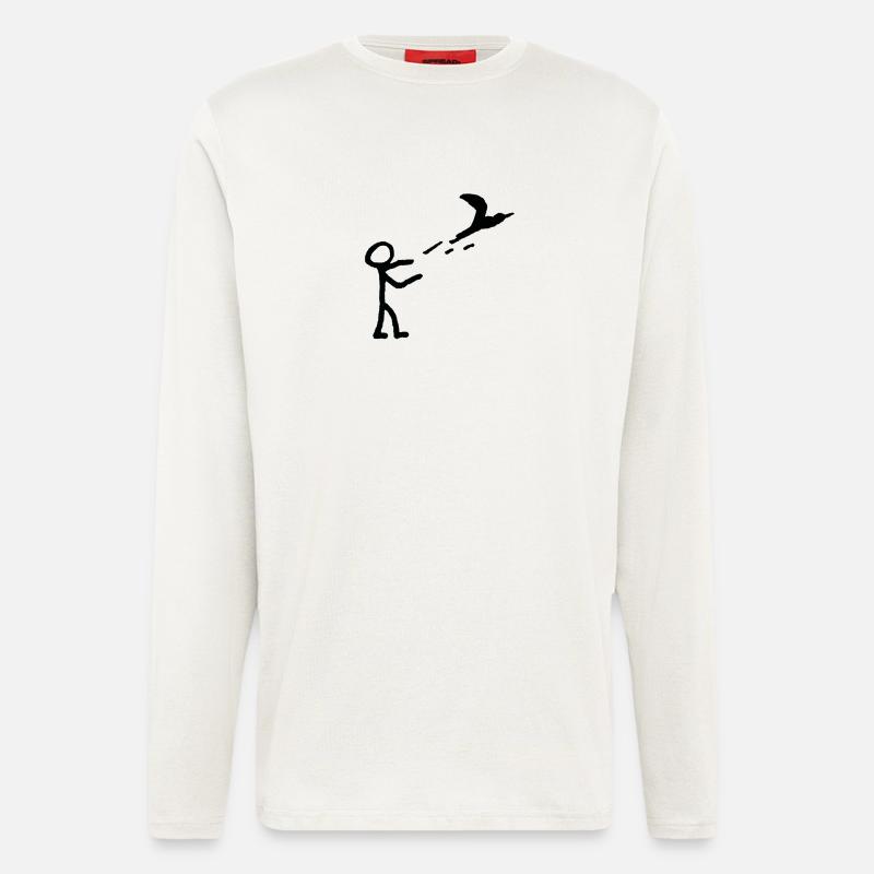 Let fly - Longsleeve - made by SPREAD  - OFF WHITE