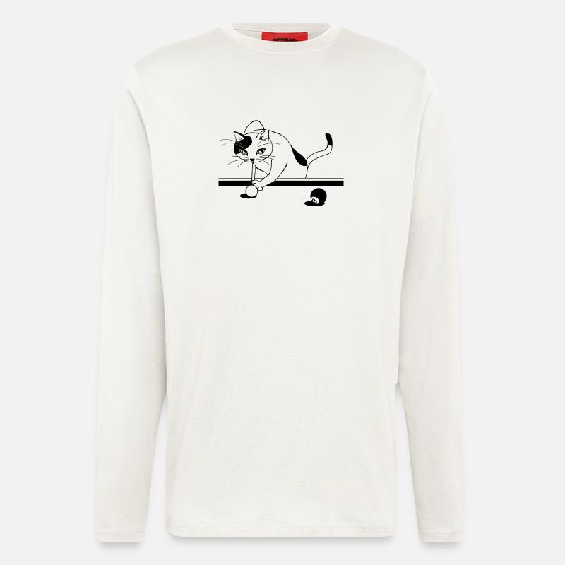 Katzenpower - Langarmshirt - made by SPREAD  - OFF WHITE