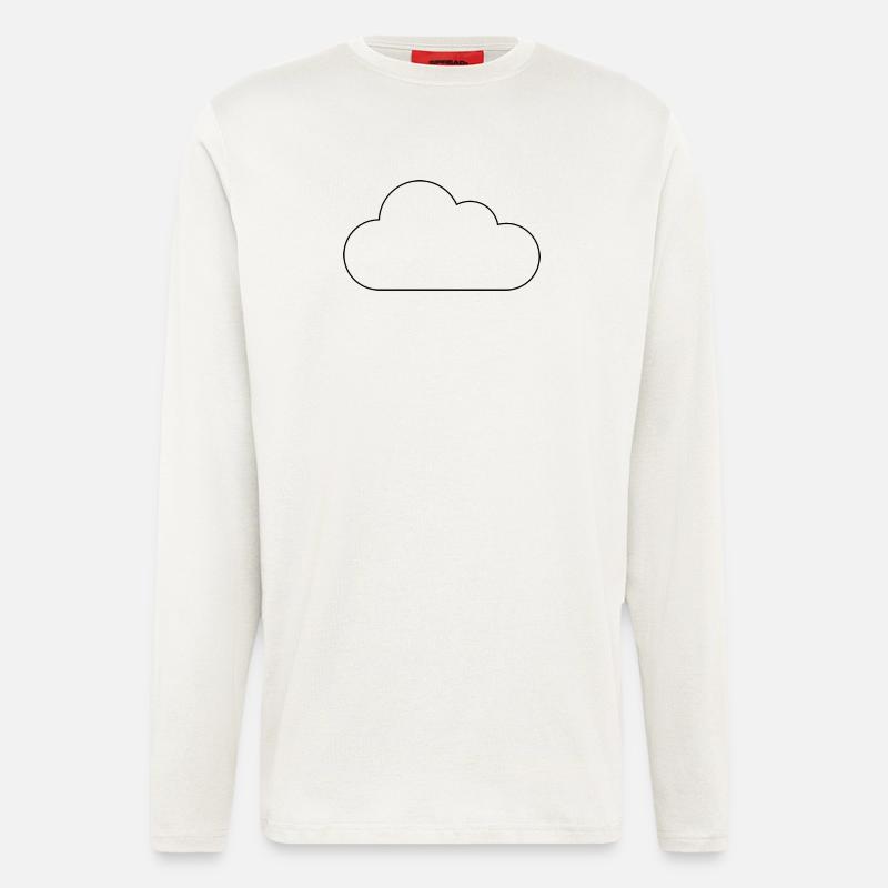 Cloud outline - Longsleeve - made by SPREAD - OFF WHITE