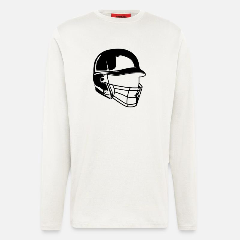 Baseball Helm - Langarmshirt - made by SPREAD  - OFF WHITE