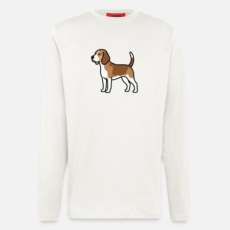Beagle Dog - Langarmshirt - made by SPREAD  - OFF WHITE