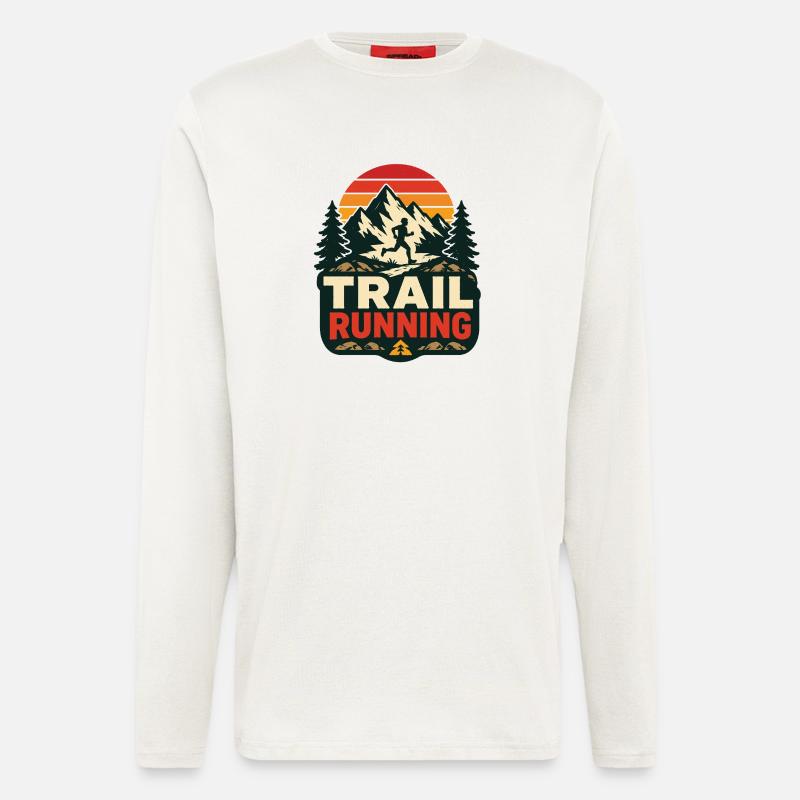 Trailrunning - Langarmshirt - made by SPREAD  - OFF WHITE