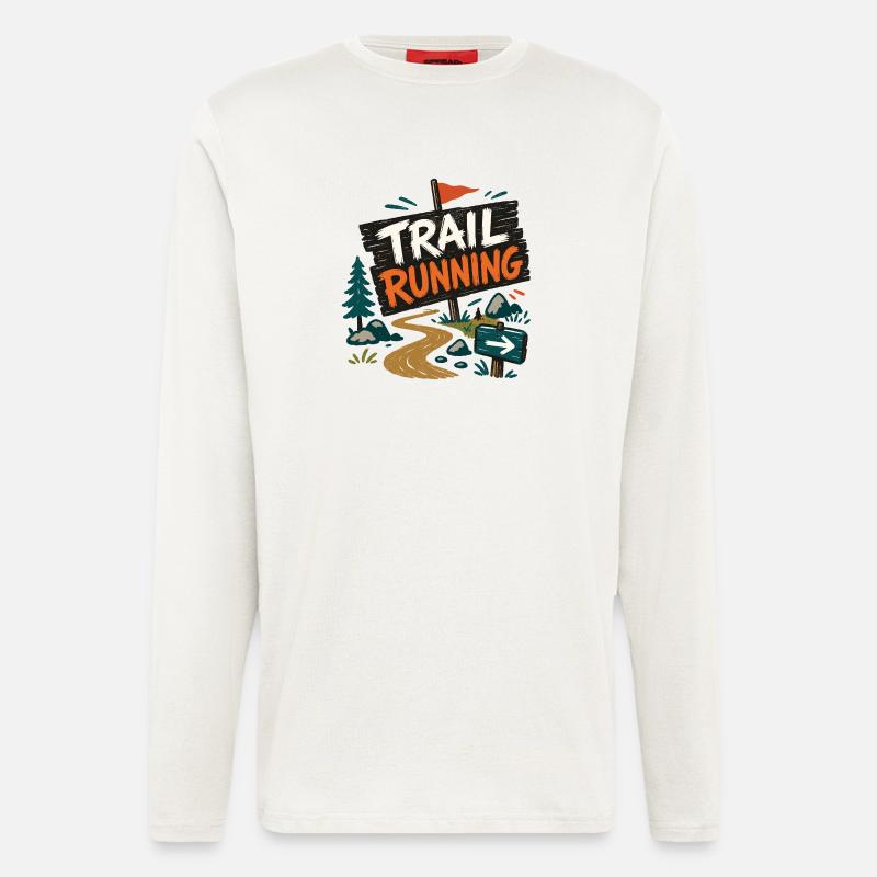 Trail Running - Longsleeve - made by SPREAD - OFF WHITE
