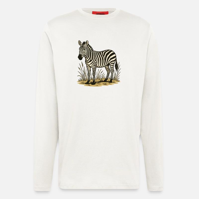 Zebra - Longsleeve - made by SPREAD - OFF WHITE