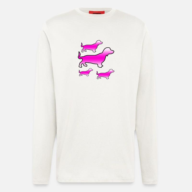 Dackel - Langarmshirt - made by SPREAD  - OFF WHITE