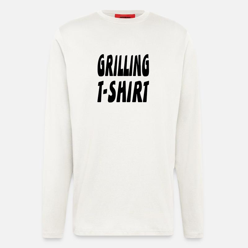 Griller - Manches longues bio décontracté fabriqué en UE - OFF WHITE